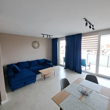 公寓 Baltic Garden Apartament Dwupoziomowy 56 M²